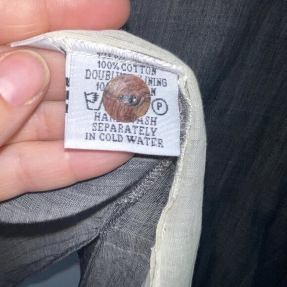 Nitya Womens Two Piece Set Jacket And Pants Suit Size 10 Gray Pure Cotton - Picture 8 of 16